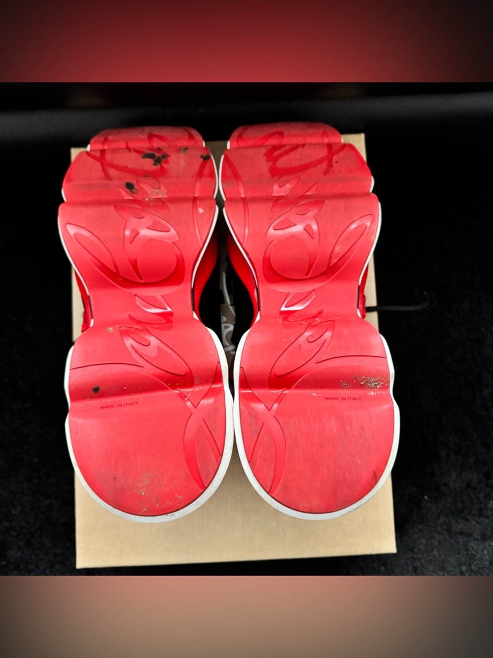 Christian Louboutin Red Runners Flat - Picture 5 of 6